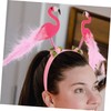 TOVINANNA Flamingo Headband Soft Comfortable Lightweight Hawaiian Party Accessory for