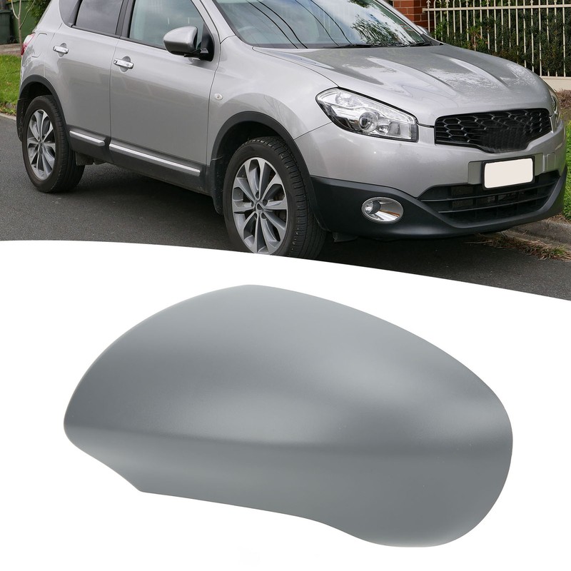 Grey Door Wing Mirror Cover Rearview Mirror Housing Replacement for