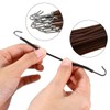 REQAG Pack of 15 Ponytails Hooks Elastic Band Hair Hooks