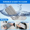 JOYMOOP Mop Replacement Pads, Reusable Microfiber Mop Pads for 13-inch