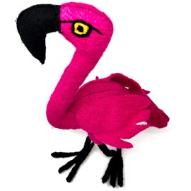 Pink Flamingo Doll House Decoration