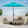 Tempera 7.5ft Patio Market Outdoor Table Umbrella with Push Button