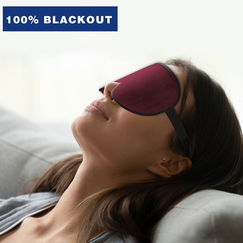 UAMAL 3D Eye Mask, Sleep Mask,100% Blackout Eyelash Extension Sleep