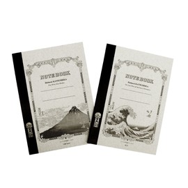 WRC TWK-A5SET Tsubame Notebook, A5, Hokusai Katsushika, Set of 2 Patterns