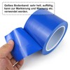 BOMEI PACK 76 mm x 33 m Warning Tape Blue