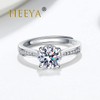 925 Sterling Silver Rings for Women,Girls. Fake Wedding/Engagement Rings for
