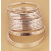 Touchstone NEW Silver Bangle Collection Indian Bollywood Desire Stunning Look