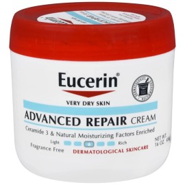 Eucerin Advanced Repair Cream Fragrance Free 16 OZ