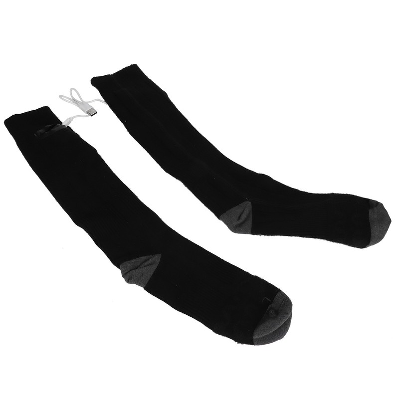 Washable Electric DoubleSided Heated Socks USB Charging with Temperature Control