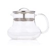 Yama Sitka 12oz Sitka Glass Teapot with Built-in Mesh Filter,