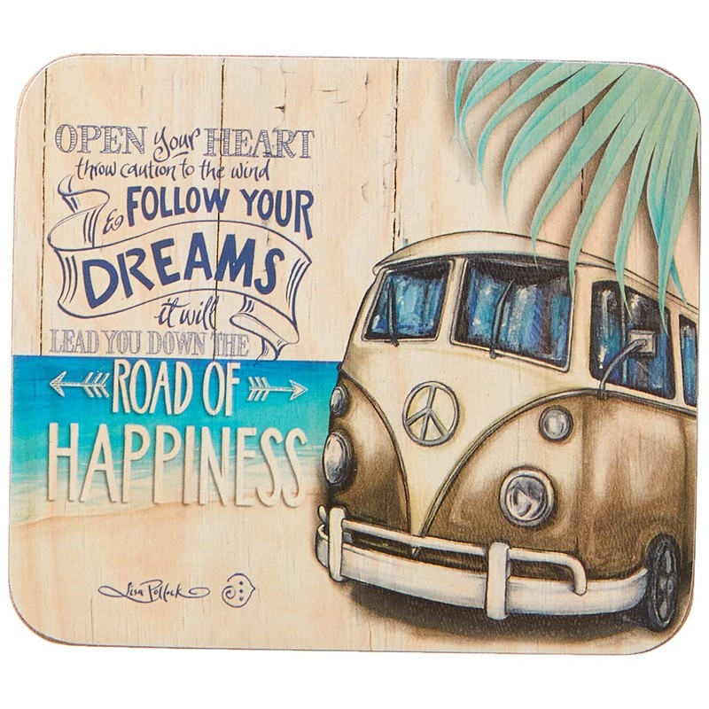 Cinnamon LPC338 Vintage Kombi Drink Coasters