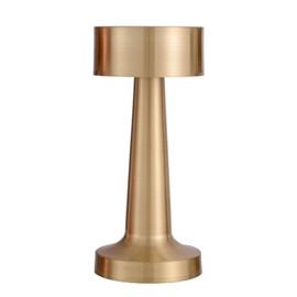Golden Vintage Table Lamp LED Three Gear Dimming 2700‑6500k Long Standby Dining Desk Decoration Light