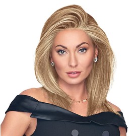 Raquel Welch Well Played Long Layered Textured Modern Look Wig, Average Size Cap, Rl14/22 Pale Gold Wheat