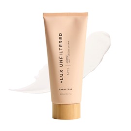 + Lux Unfiltered N°32 Body Sculpting Gradual Tanning Lotion - Self Tanner Firming Body Lotion with Peptides and Caffeine - Firms & Tones Skin - Vegan & Cruelty-Free Sunless Tanner - Sandstone