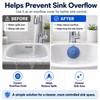 Bathtub Drain Stopper, 6 Inch Silicone Tub Stopper, Reusable Suction