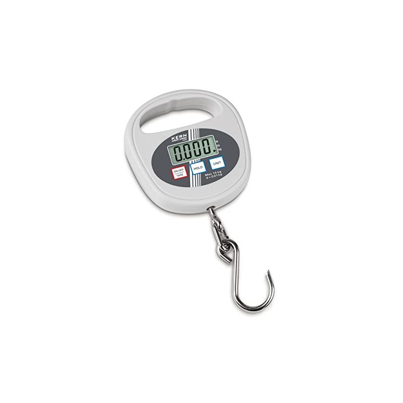 KERN Hanging Scale HDB 10K-2XL (Weighing Range Max. 15 kg,