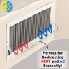 Home Intuition Heat and Air Vent Deflector 8.5" to 15"
