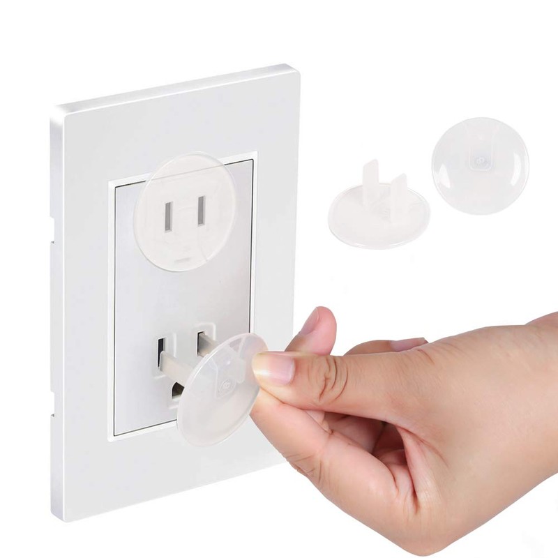 Vmaisi 38 Pieces Clear Outlet Covers Baby Proofing - Electrical
