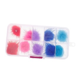 Mikinona 10pcs Detachable Magnetic Nail Art Removable Nail Fur Decorations for Manicure Easy to Use for Designs