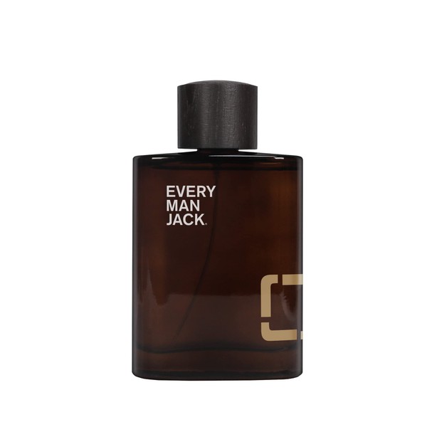 Every Man Jack Mens Sandalwood Cologne for Outdoor Guys - Notes of Amber, Vetiver, and a Touch of Vanilla - Long Lasting and No Harmful Chemicals - 3.4 FL-ounce - 1 Bottle