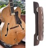 Adjustable Rosewood Bridge Repair Part Accessory for 6 String Jazz