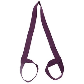 Riarbronee Yoga Mat Carrying Strap Sling，Adjustable Loops for all Mat Sizes（Mat not included） (Purple)