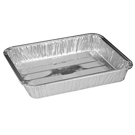 Handi-Foil 8" x 7" x1.3" Small Mini Toaster Oven Broiler Baking Pan Hfa Ref# 334 (pack of 25)