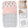 Ipetboom 3-Piece Set Travel Sanitary Napkin Pouch Multipurpose Waterproof Storage