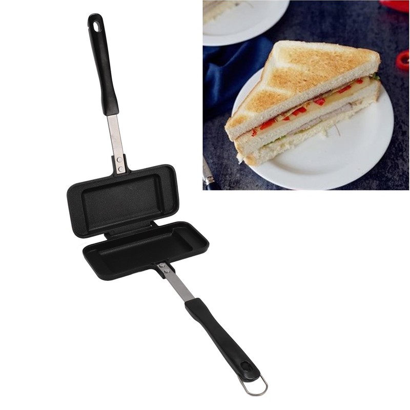 Waffle Maker Pan Nonstick Stovetop Waffle Pan Portable Aluminum Waffle