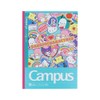 Sunstar Stationery Sanrio Character Notebook, Campus Notebook, A Ruled, 5
