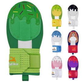 HolyElks Baseball Sliding Mitt, Baseball Glove Softball Guard, Ergonomic Design Protecting Fingers for Basic Base Running (GreenSurge Glove)