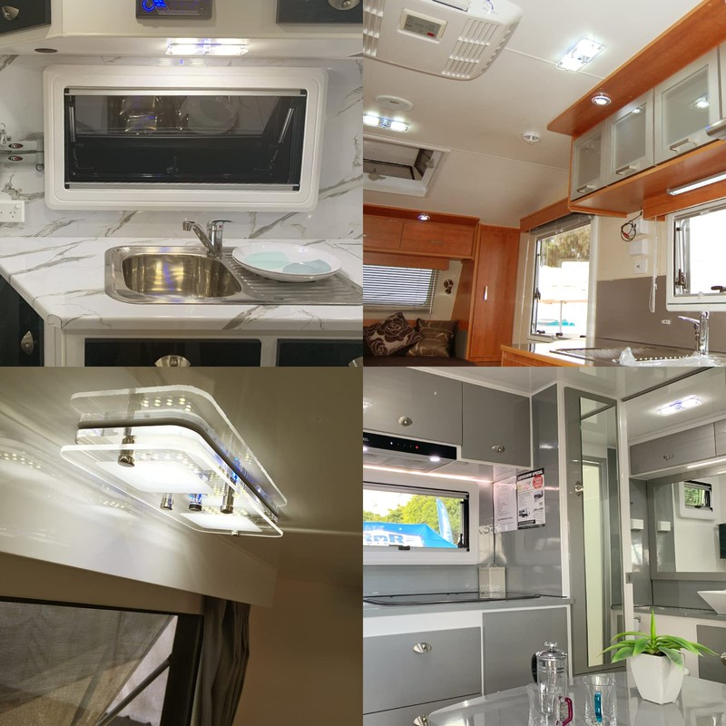 Dream lighting Ceiling Light 12 V Motorhome with Switch Caravan
