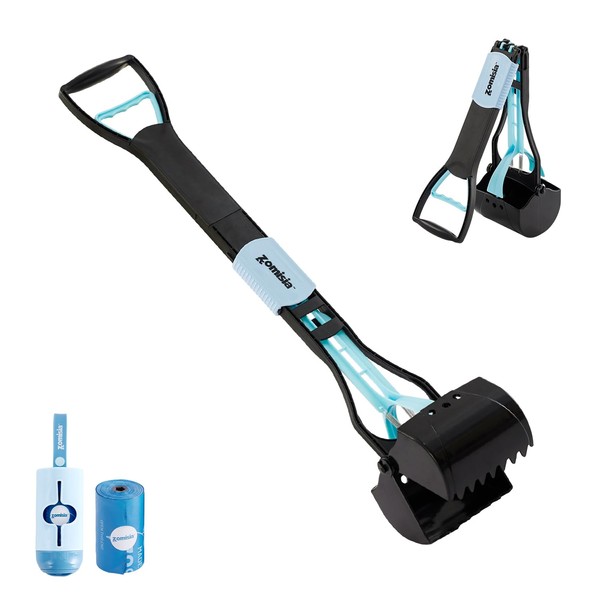 ZOMISIA 26" Pooper Scooper for Large Dogs, Non-breakable Pet Poop