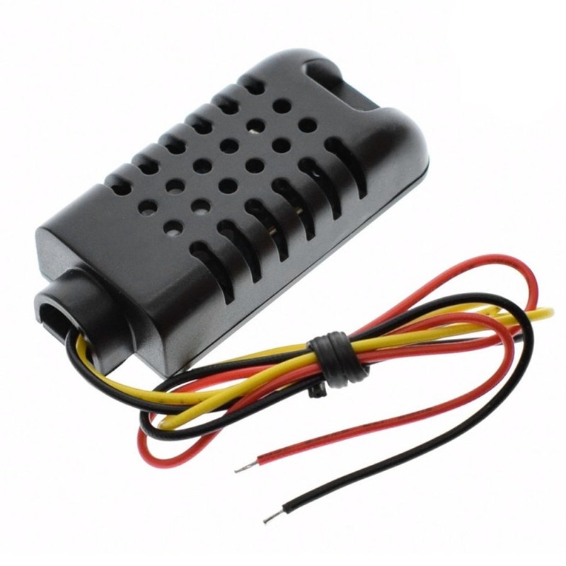 Oiieco 1Pcs DHT21/AM2301 Capacitive Digital Temperature Humidity Sensor Module, ABS