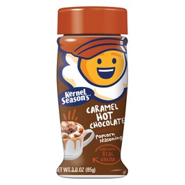 Kernel Season's Limited Edition Caramel Hot Chocolate Popcorn Seasoning With Real Cocoa, Caramel Hot Chocolate, 3 Ounce (Pack Of 6) (F06913)