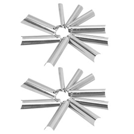 BRRNOO French Nail Trimmer, 18Pcs French Manicure 9 Sizes Individual Tips Deep C Shape Cutter Nail Trimmer Tool, French Tips Man, #811