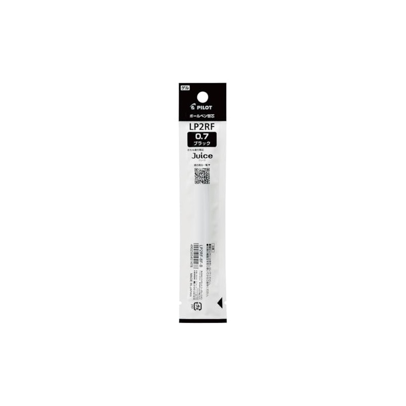 Pilot LP2RF80F10B Gel Ballpoint Pen Refill, LP2RF Juice, 0.7, Black,