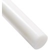 NYLON 6 Round Rod, Translucent White 20mm Diameter x 300mm