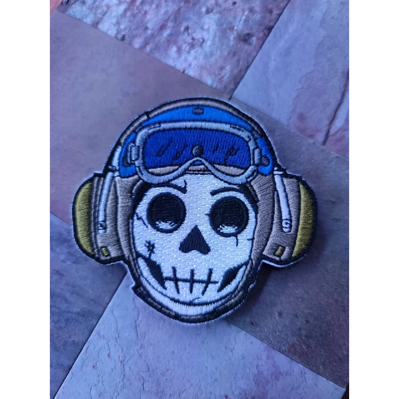 Flightline Patch - Plane Handler Aircraft Elevator Operator Blue Sugar