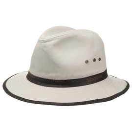 Stetson Ava Cotton Outdoor Hat Outback (XL (60-61 cm) - Oatmeal)