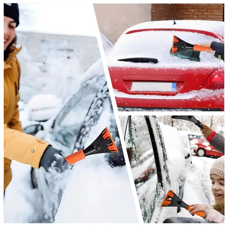 OUDQFCJ Auto Eiskratzer - Effektiver Auto Eiskratzer - Ultra Schneebesen