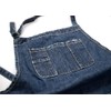 Pincy Denim Apron, Unisex Adjustable Bib Apron with Pockets for