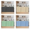 SK Studio Short Curtains for Kitchen, Privacy Cabinet Curtain Dust-Proof