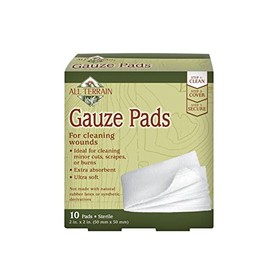 All Terrain Latex Free Gauze Pad, 2 x 2 inch - 10 per pack - 6 packs per case.6