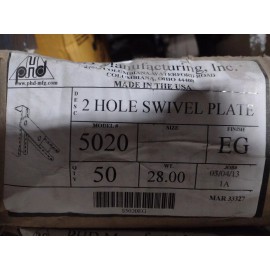 PHD Manufacturing 5020 2 Hole Swivel Plate Unistrut Lot of 10
