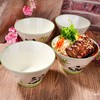 Ceramic Rice Bowls Set of 4, 5 Inch Cute Panda