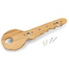 Zeller 13590 Key Holder Bamboo/Stainless Steel 35 x 4 x