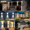 Solar Wall Lights Outdoor,8 PACK 3000/4000/6000K 3 Modes Up and