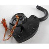 Large Antique Reproduction Heart Padlock with Key