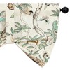 Leeva Tie-up Window Valance Curtain for Study Room, Linen Energy